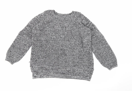 Womens UK Size 8 Atmosphere Grey Pullover Jumper