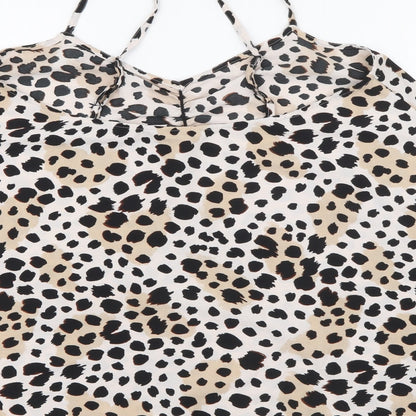 Womens UK Size 10 Very Brown Camisole Tank