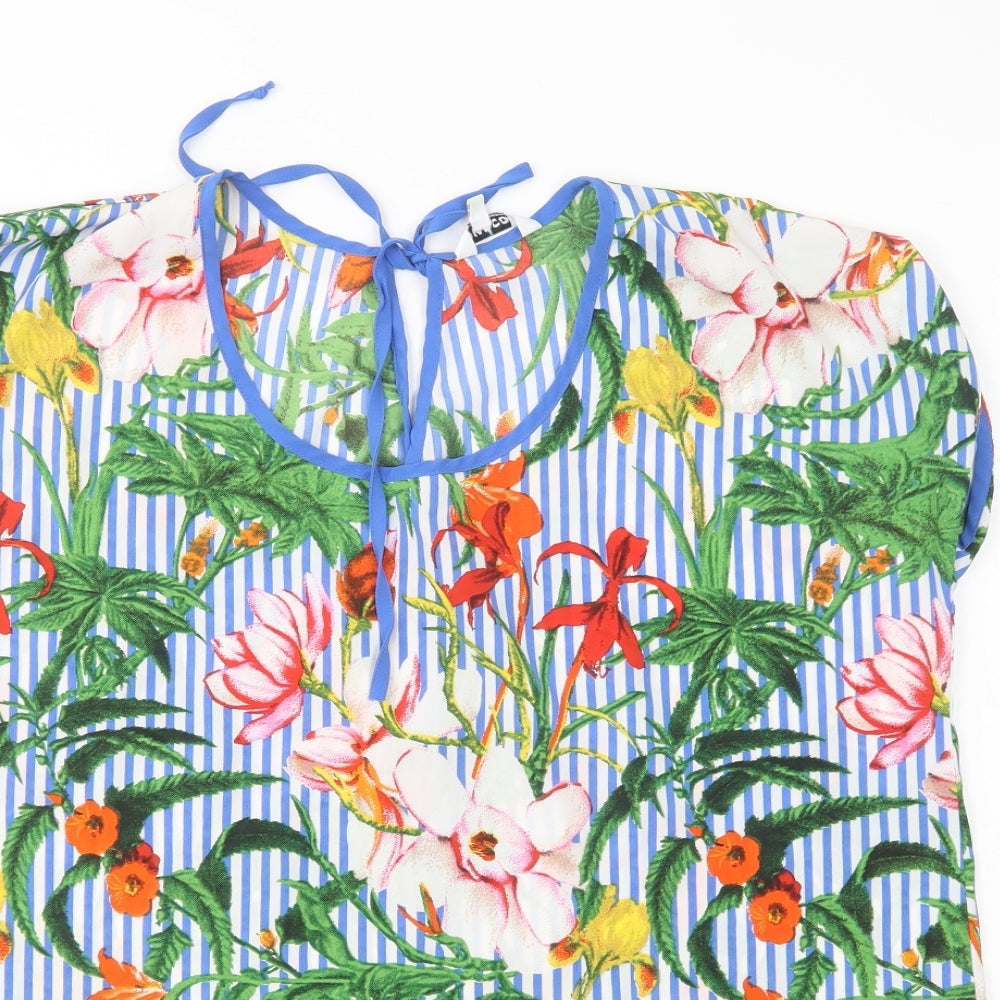 Womens UK Size 18 Pep & Co Multicoloured Basic Blouse