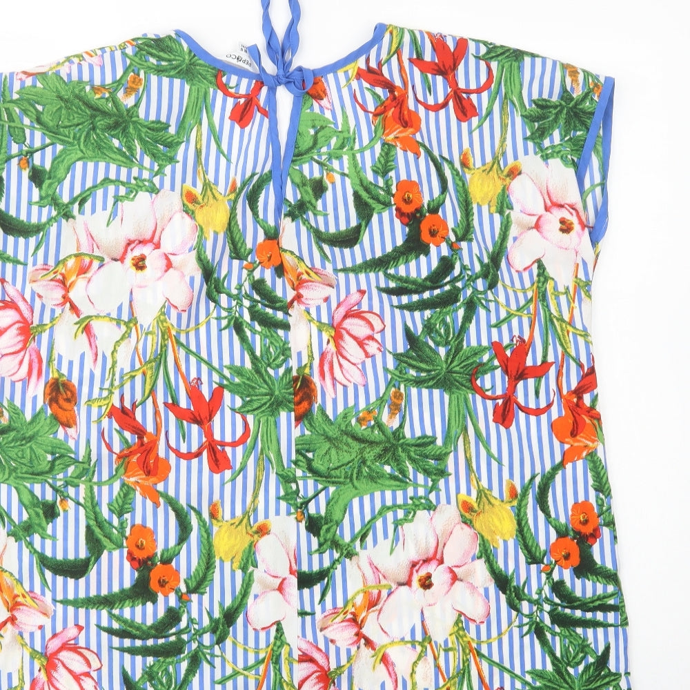 Womens UK Size 18 Pep & Co Multicoloured Basic Blouse