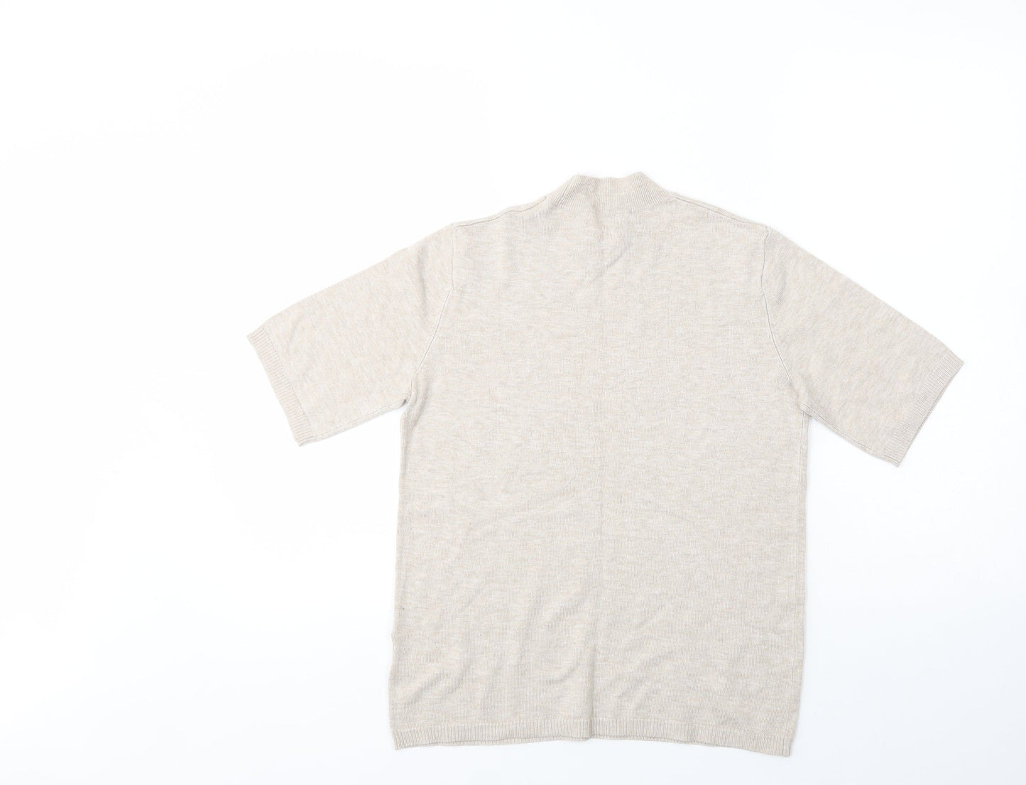 Womens UK Size S H&M Beige Pullover Jumper