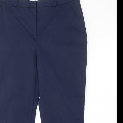 Womens UK Size 12 Dunnes Stores Regular Fit Chino Blue Trousers
