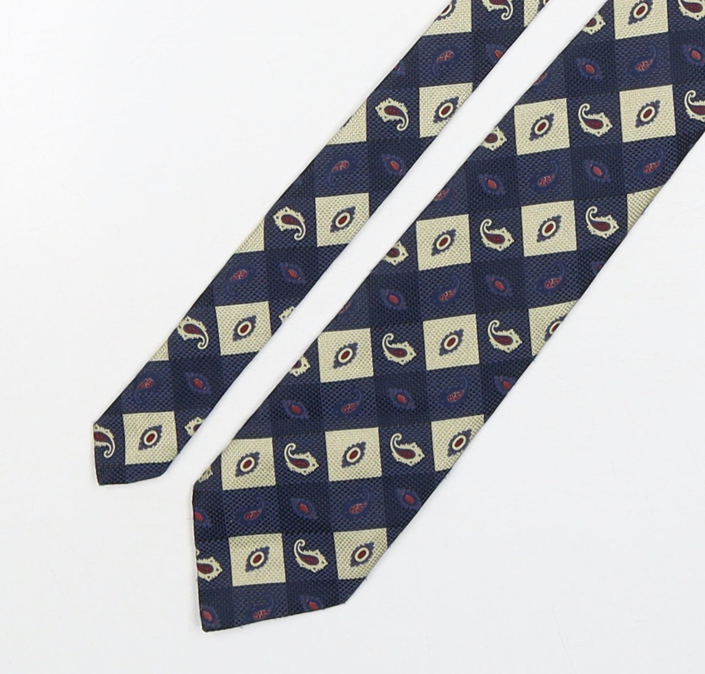 Marks and Spencer Mens Multicoloured Paisley Polyester Pointed Tie One Size