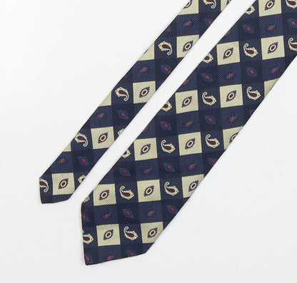 Marks and Spencer Mens Multicoloured Paisley Polyester Pointed Tie One Size