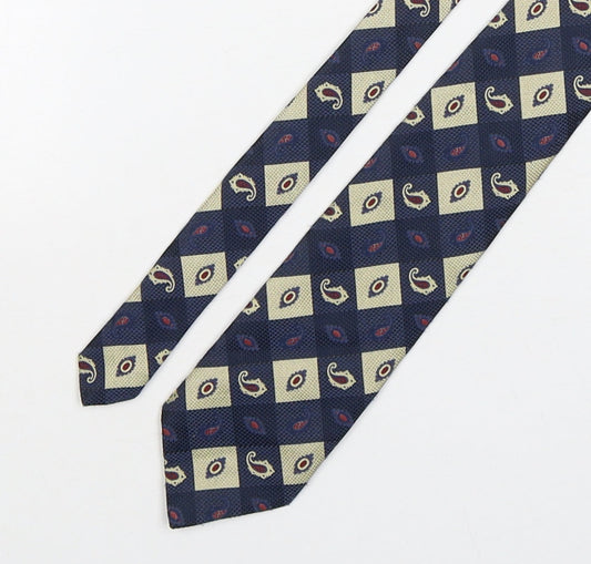 Marks and Spencer Mens Multicoloured Paisley Polyester Pointed Tie One Size