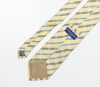 Mens Frangi Multicoloured Plaids & Checks  Pointed Tie