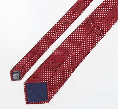 Marks and Spencer Mens Multicoloured Polka Dot Polyester Pointed Tie One Size