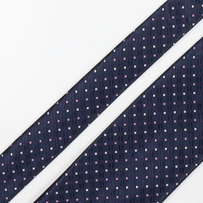 Marks and Spencer Mens Multicoloured Geometric Polyester Pointed Tie One Size