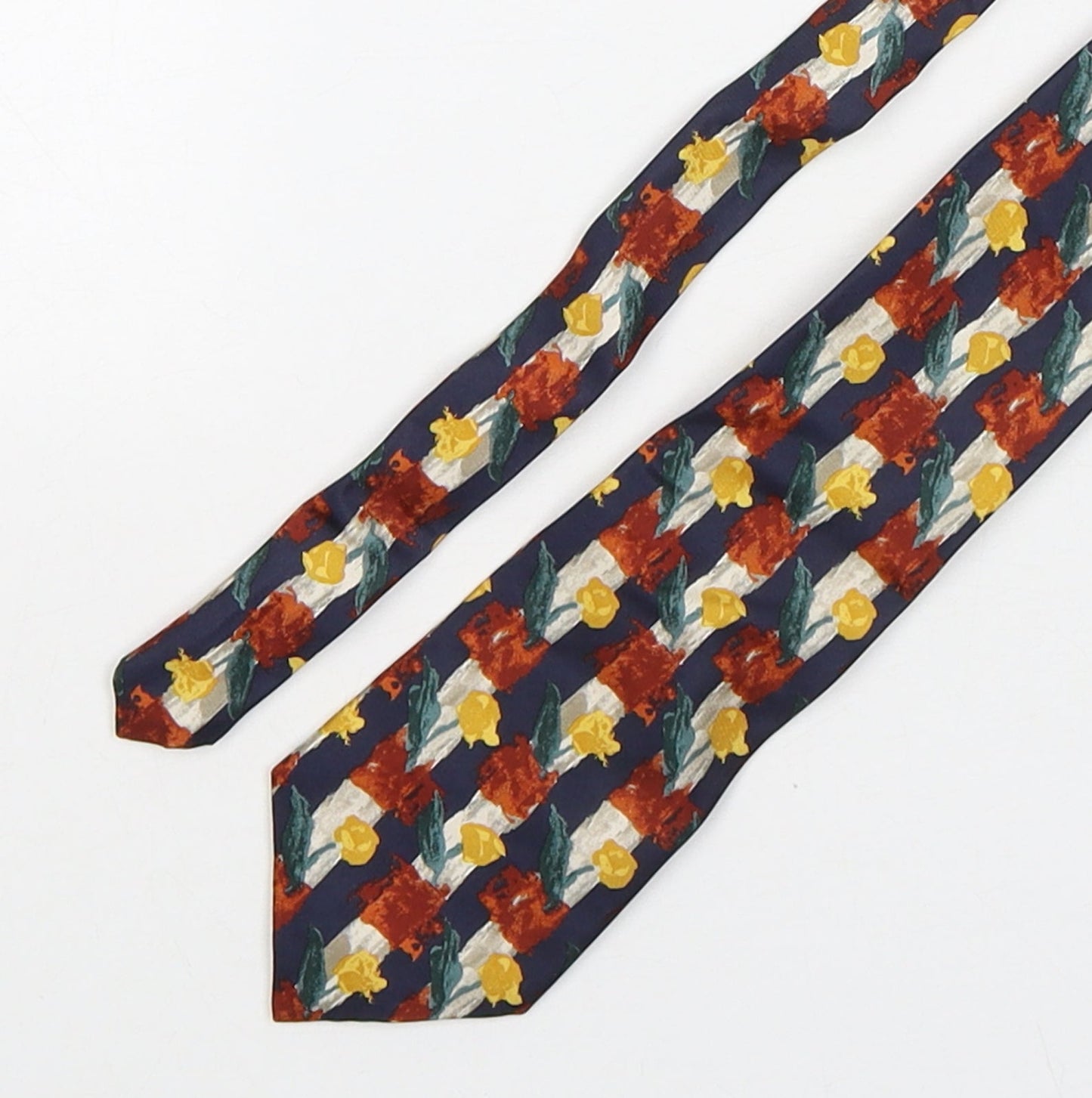 Mens Debenhams Multicoloured Floral  Pointed Tie