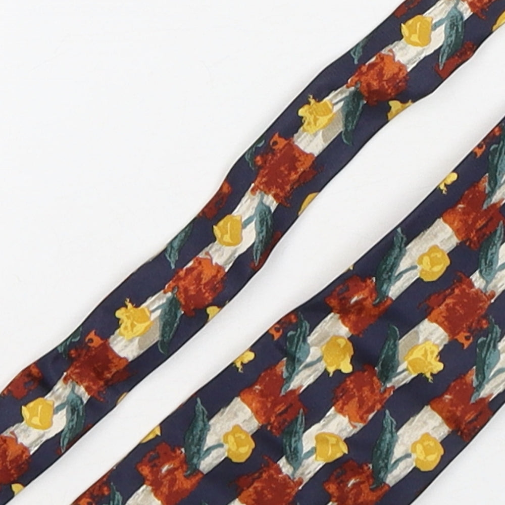 Mens Debenhams Multicoloured Floral  Pointed Tie