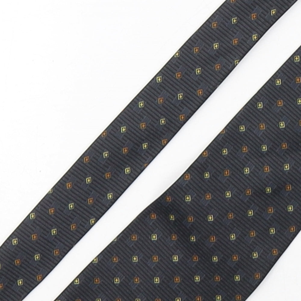 Mens Copperstone Multicoloured Geometric  Pointed Tie