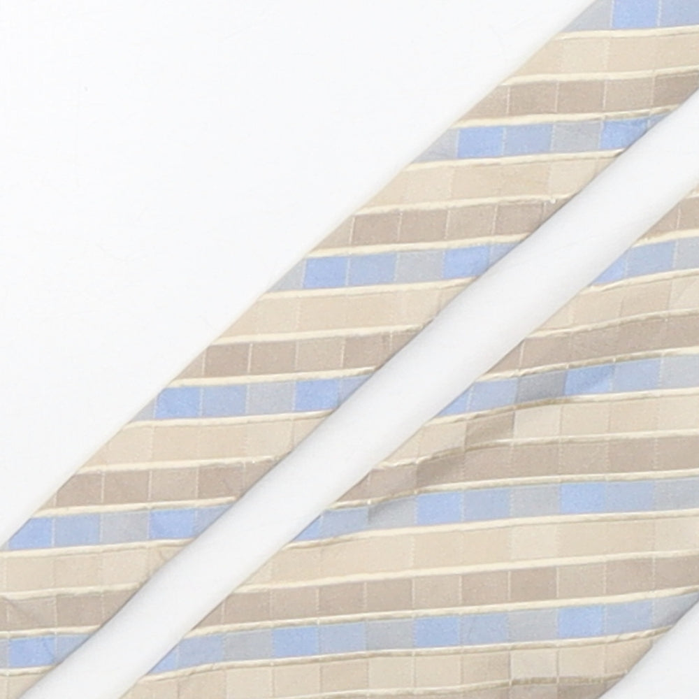 NEXT Mens Multicoloured Striped Silk Pointed Tie One Size