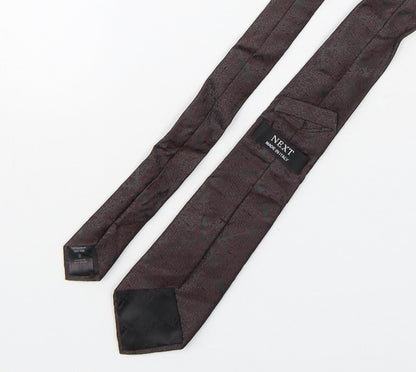 NEXT Mens Multicoloured Paisley Silk Pointed Tie One Size