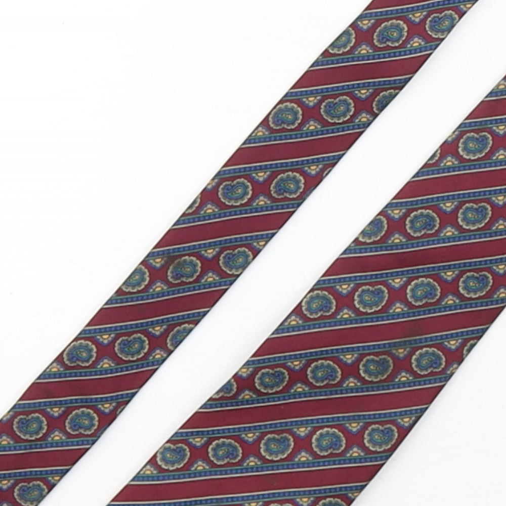 Mens StMichael Multicoloured Striped  Pointed Tie