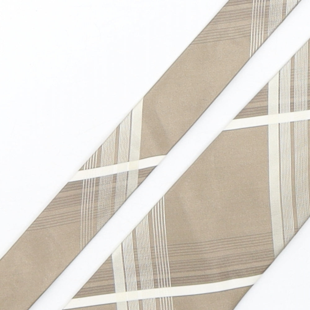 NEXT Mens Multicoloured Plaids & Checks Silk Pointed Tie One Size