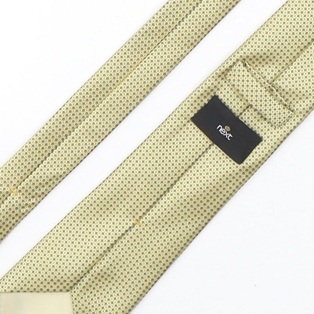 NEXT Mens Multicoloured Geometric Polyester Pointed Tie One Size