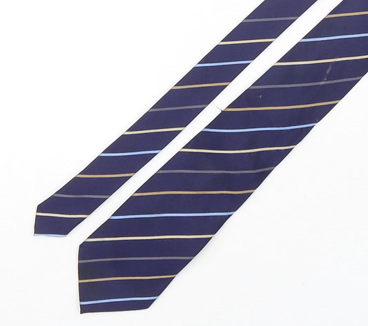 Skopes Mens Multicoloured Striped Polyester Pointed Tie One Size