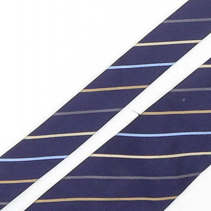 Skopes Mens Multicoloured Striped Polyester Pointed Tie One Size