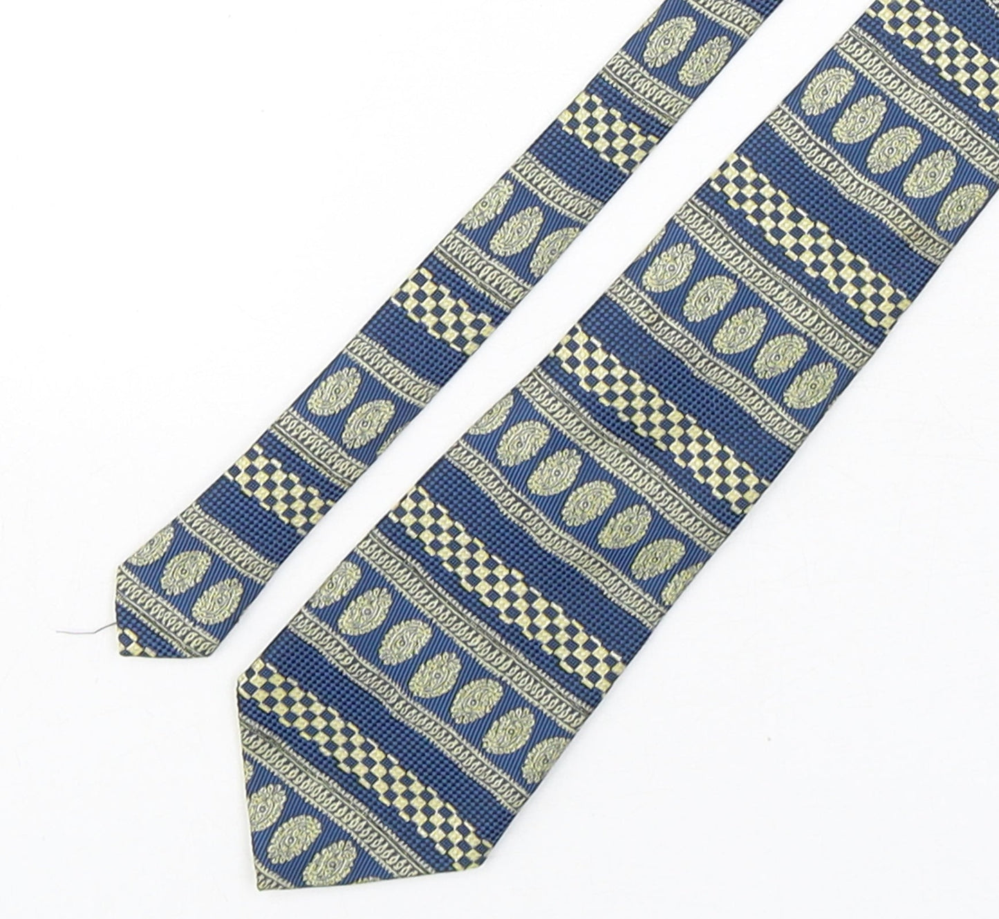 Mens CandA Multicoloured Paisley  Pointed Tie
