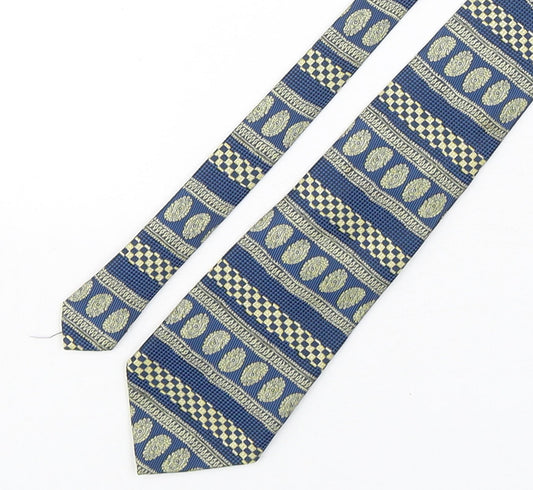 Mens CandA Multicoloured Paisley  Pointed Tie