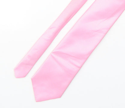 Marks and Spencer Mens Pink  Polyester Pointed Tie One Size