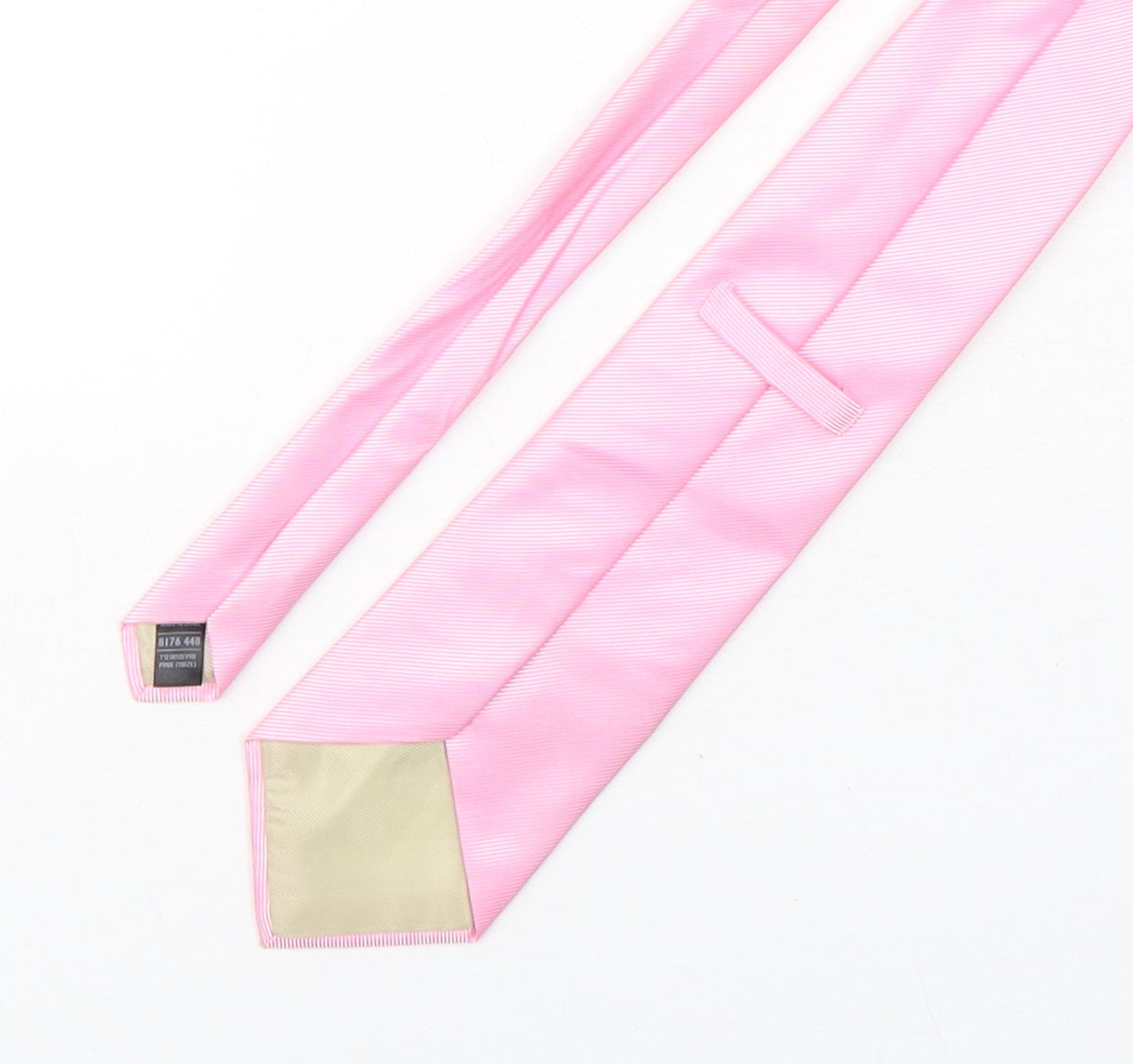 Marks and Spencer Mens Pink  Polyester Pointed Tie One Size