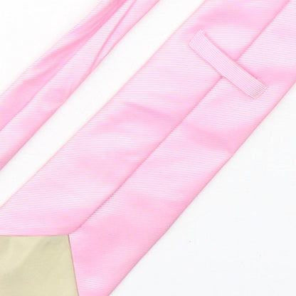 Marks and Spencer Mens Pink  Polyester Pointed Tie One Size