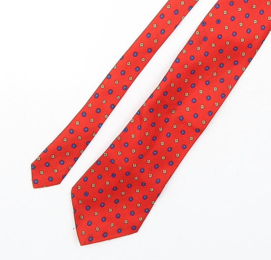 Lloyd Attree & Smith Mens Multicoloured Floral Polyester Pointed Tie One Size