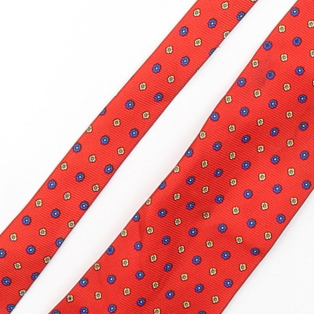 Lloyd Attree & Smith Mens Multicoloured Floral Polyester Pointed Tie One Size