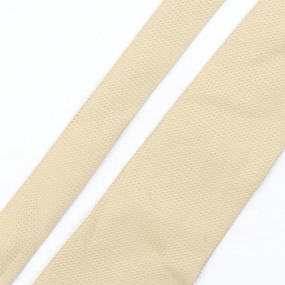 NEXT Mens Beige Grenadine Polyester Pointed Tie One Size