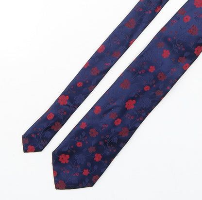 Savoy Taylors Guild Mens Multicoloured Floral Silk Pointed Tie One Size