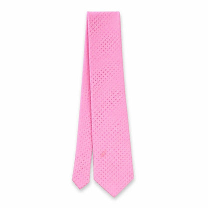 Mens NEXT Pink Geometric  Pointed Tie