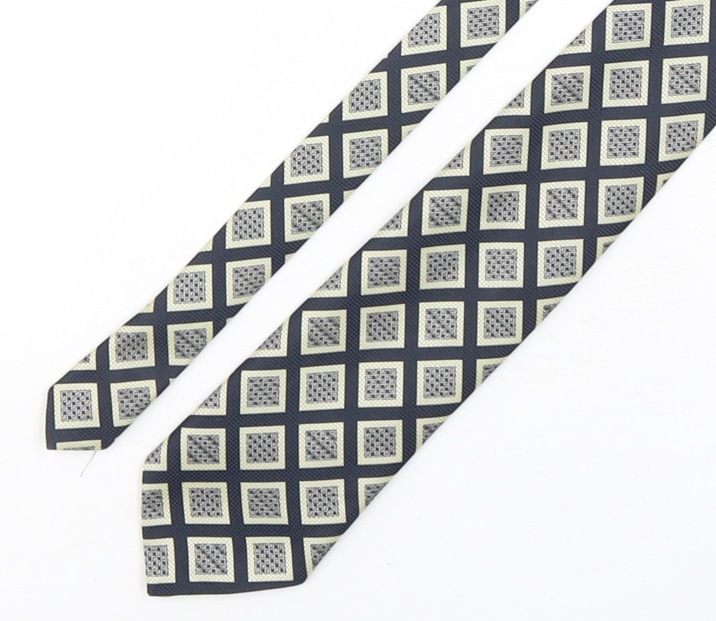 Mens Burton Multicoloured Geometric  Pointed Tie