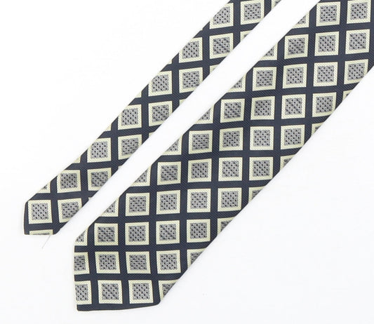 Mens Burton Multicoloured Geometric  Pointed Tie
