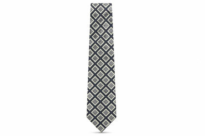Mens Burton Multicoloured Geometric  Pointed Tie