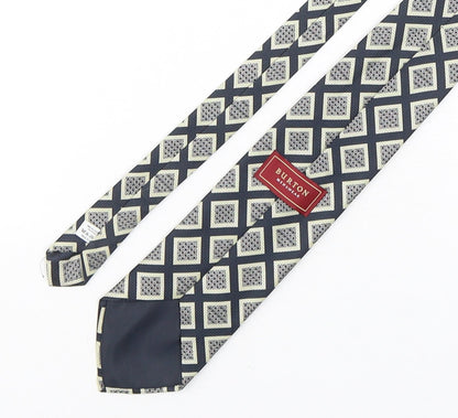 Mens Burton Multicoloured Geometric  Pointed Tie