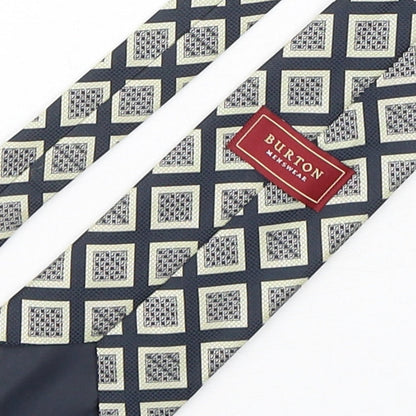 Mens Burton Multicoloured Geometric  Pointed Tie