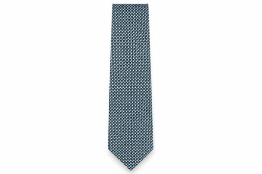 Front view of Wolsey men’s multicoloured plaids & checks polyester pointed tie one size