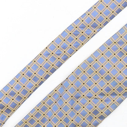 River Island  Mens Multicoloured Plaids & Checks Silk Pointed Tie One Size