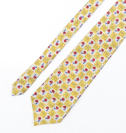 Mens CandA Multicoloured Plaids & Checks  Pointed Tie