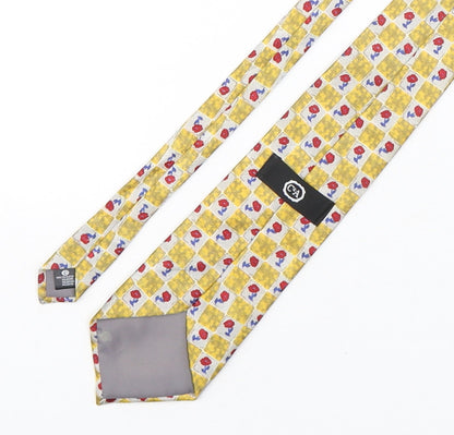 Mens CandA Multicoloured Plaids & Checks  Pointed Tie