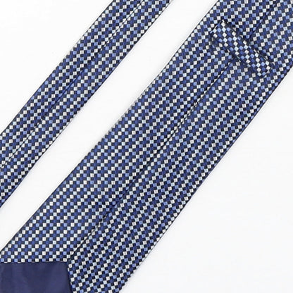 Marks and Spencer Mens Multicoloured Plaids & Checks Polyester Pointed Tie One Size