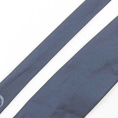 Simon Carter  Mens Blue  Silk Pointed Tie One Size