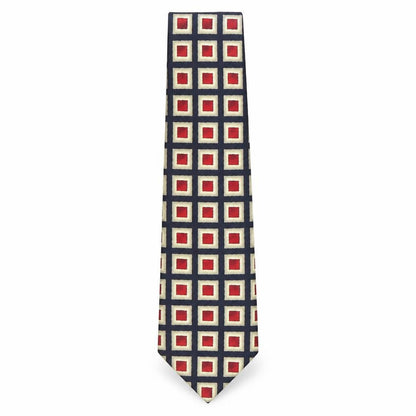Mens Marks and Spencer Multicoloured Geometric  Pointed Tie