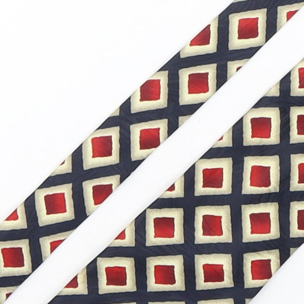 Marks and Spencer Mens Multicoloured Geometric Polyester Pointed Tie One Size