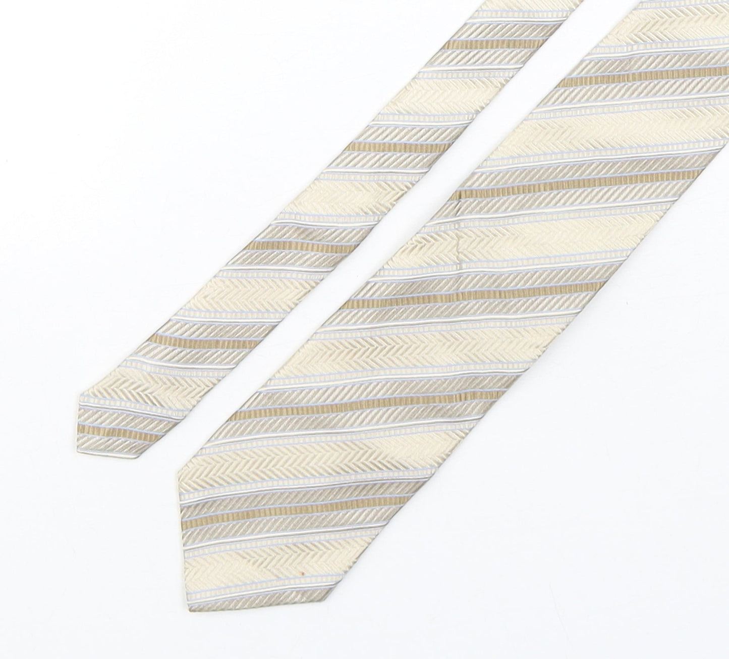 Mens Collezione Multicoloured Striped  Pointed Tie