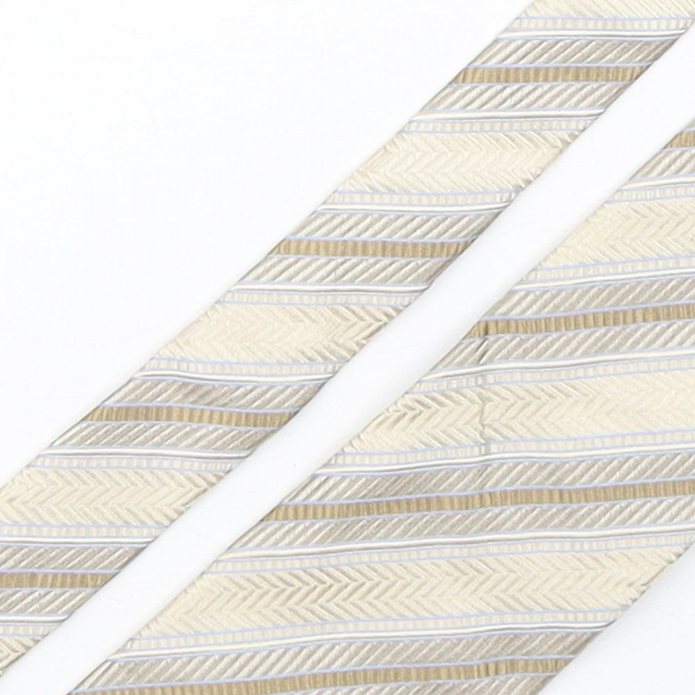 Mens Collezione Multicoloured Striped  Pointed Tie