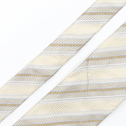 Mens Collezione Multicoloured Striped  Pointed Tie