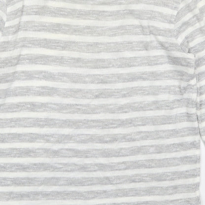 Womens UK Size 10 Dorothy Perkins Grey Basic T-Shirt