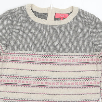 Womens UK Size 6 NEXT Beige Pullover Jumper